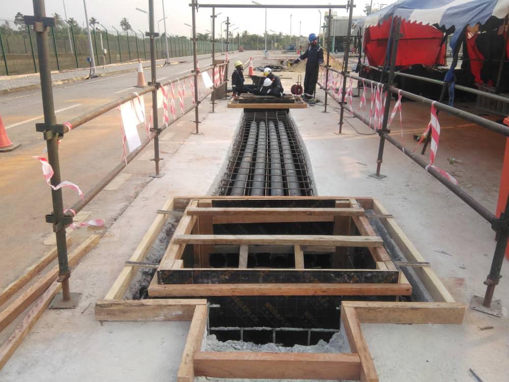 Cable Trench Duct at ORF Plant