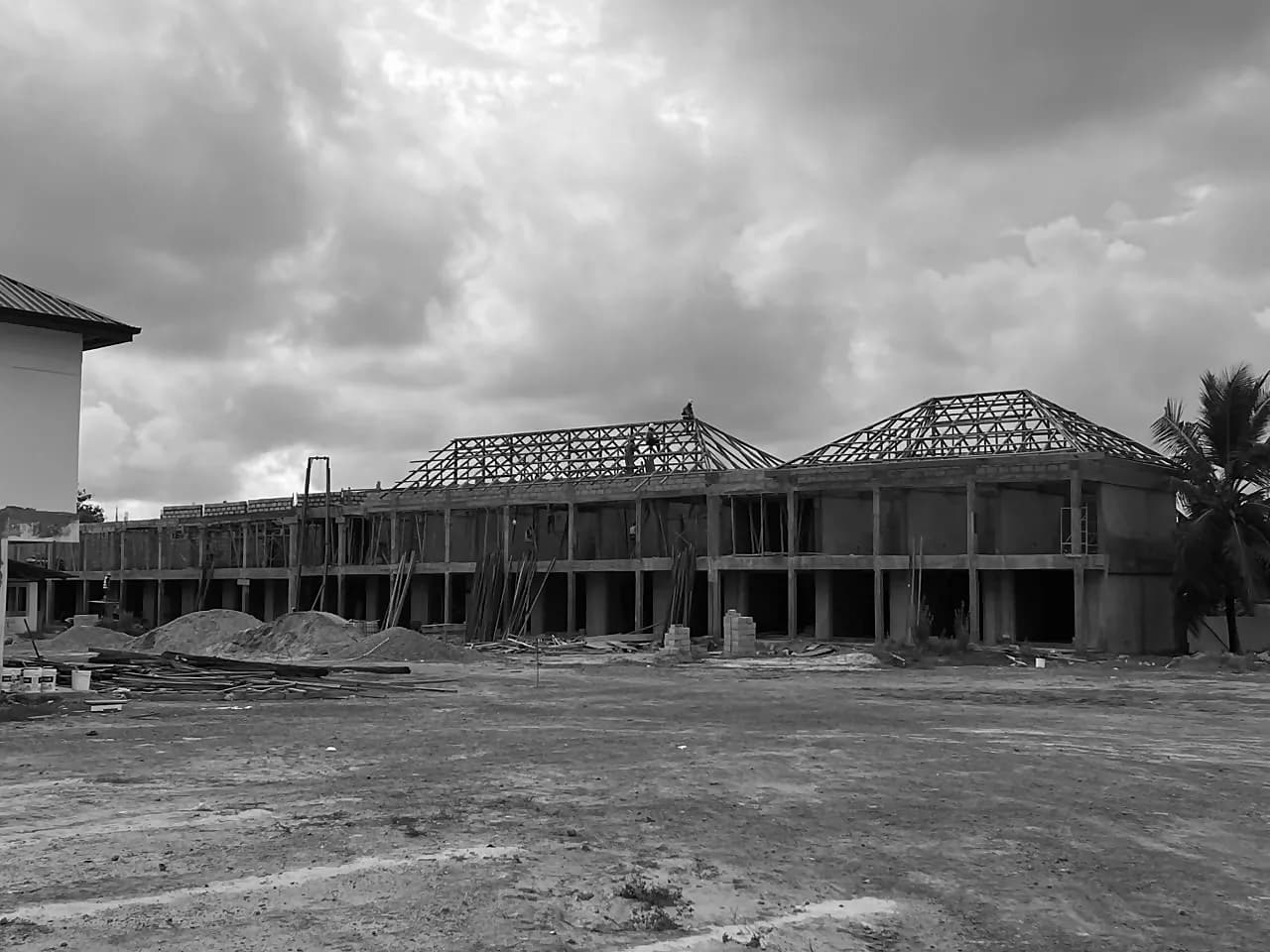 Essiama Market complex overview 2