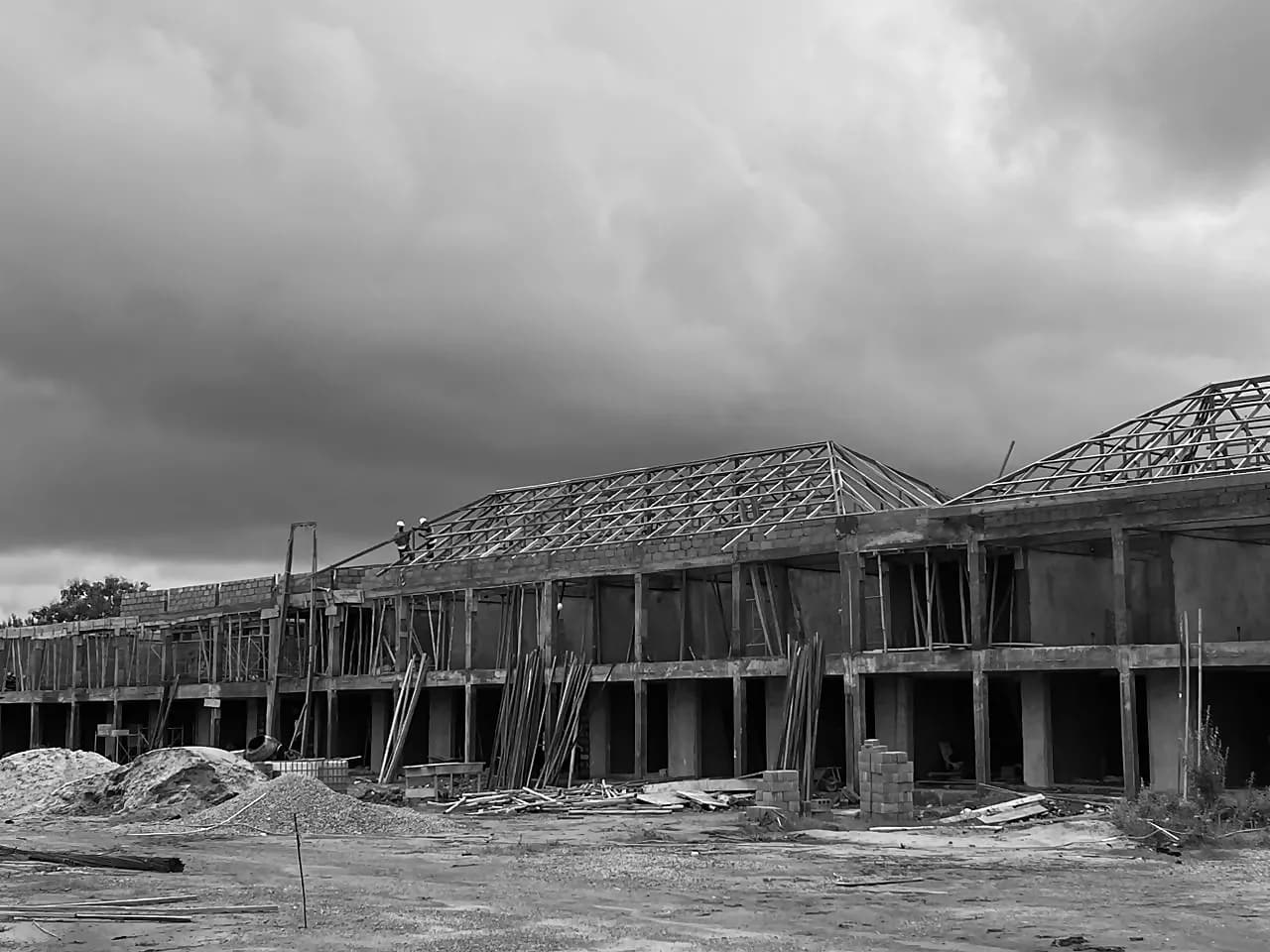 Essiama Market complex overview 3