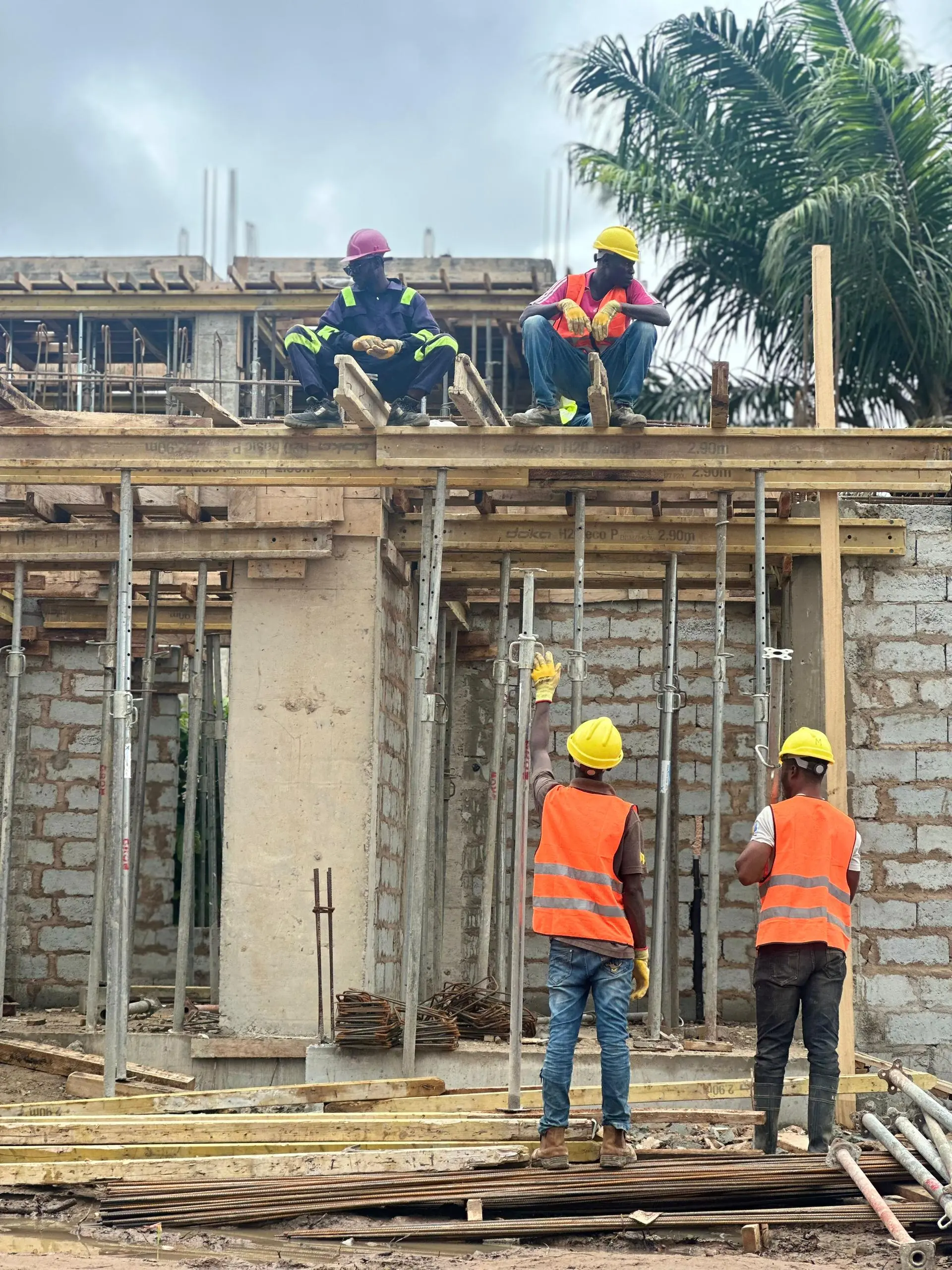 Structural works in progress